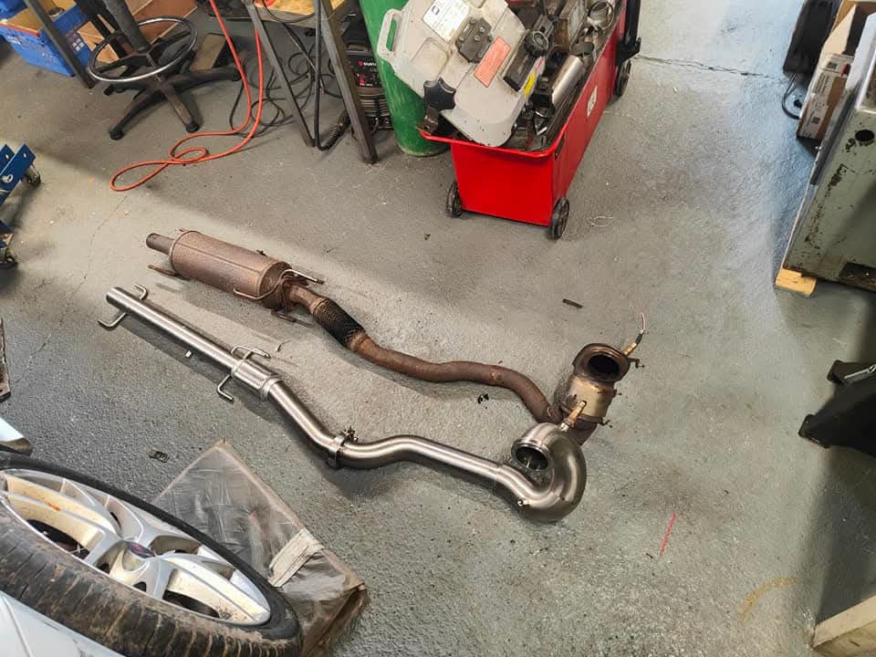 Saab NG93 TTID Supertube Downpipe kit