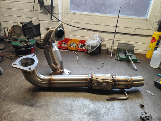 Saab 2.0T sports cat downpipe + midpipe kit
